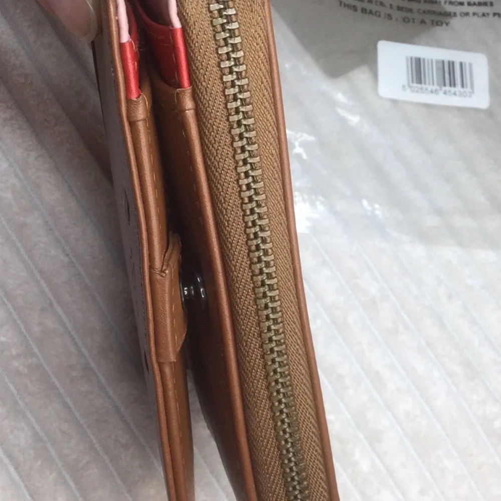 New tan brown leather wallet - Picture 11 of 13